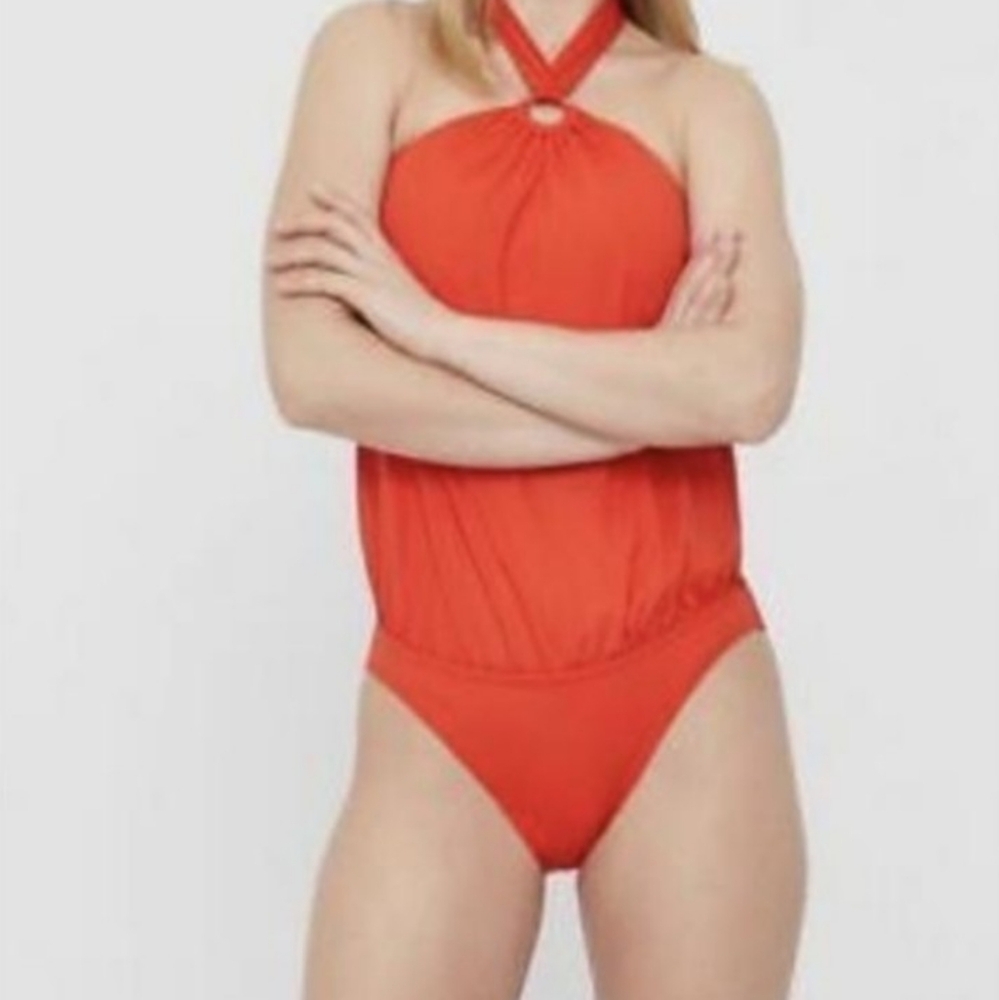 Michael Kors NWT Halter Swimsuit